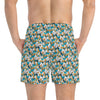 Mens Swim Trunks - Sunset Sail