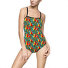 Ladies One-Piece Swimsuit / Leotard - Lush Seas