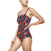 Ladies One-Piece Swimsuit / Leotard - Opulent Plumes