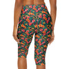 Damen-Yoga-Leggings – Tropical Bloom