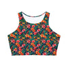 Padded Sports Bra - Tropical Bloom