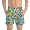 Mens Swim Trunks - Sunset Sail