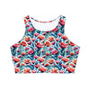 Padded Sports Bra - Peace Poppies