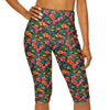 Damen-Yoga-Leggings – Tropical Bloom