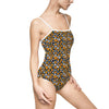 Ladies One-Piece Swimsuit / Leotard - Daisy Meadow