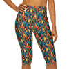 Ladies Yoga Leggings - Parakeets Paradise