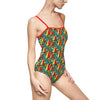 Ladies One-Piece Swimsuit / Leotard - Lush Seas