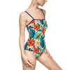 Ladies One-Piece Swimsuit / Leotard - Tropical Romance