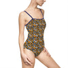 Ladies One-Piece Swimsuit / Leotard - Daisy Meadow