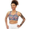 Nahtloser Sport-BH - Peace Poppies