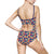 Ladies One-Piece Swimsuit / Leotard - Funky Fronds