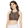 Padded Sports Bra - Tropical Bloom