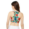 Padded Sports Bra - Tropical Romance