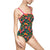 Ladies One-Piece Swimsuit / Leotard - Tropical Bloom
