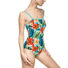 Ladies One-Piece Swimsuit / Leotard - Tropical Romance