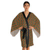 Kimono-Überwurf-Robe – Orientalischer Pfau