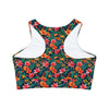 Padded Sports Bra - Tropical Bloom