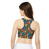 Padded Sports Bra - Parakeets Paradise