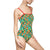 Einteiliger Damen-Badeanzug/Trikot – Pineapple Glory