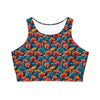 Padded Sports Bra - Tall Poppies