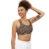 Seamless Sports Bra - Tropical Bloom