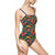 Ladies One-Piece Swimsuit / Leotard - Tropical Bloom
