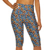 Damen-Yoga-Leggings – Sunflower Glow