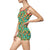 Ladies Vintage One-Piece Swimsuit - Pineapple Glory