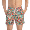 Mens Swim Trunks - Feeling Festive